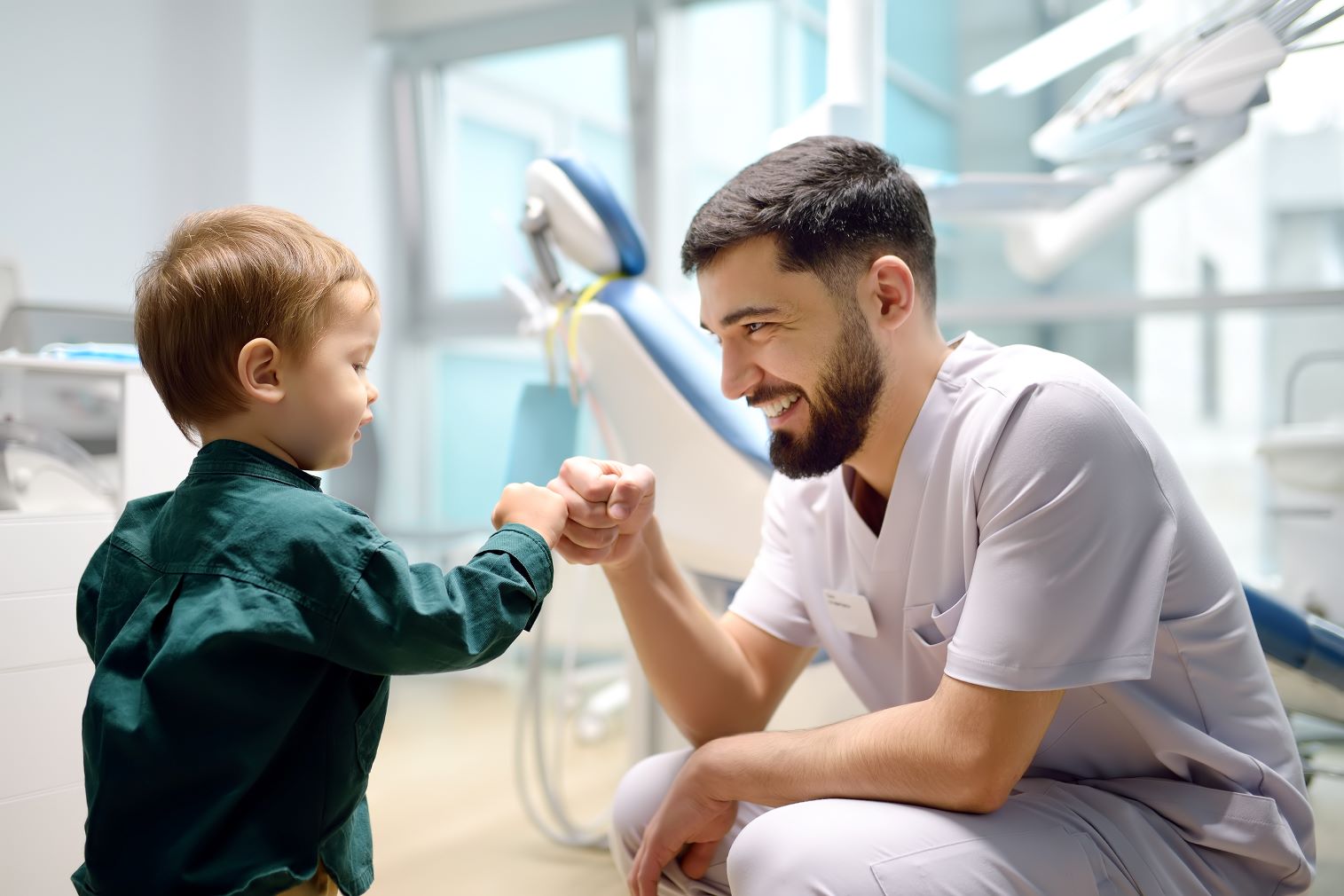 Welcoming patients at Smiles @ Southgate